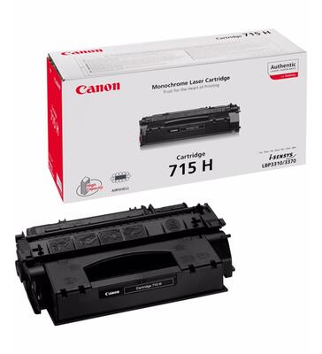 Canon CRG-715H (1976B002) Black Original Toner - LBP3310 / LBP3370 (T4894) 