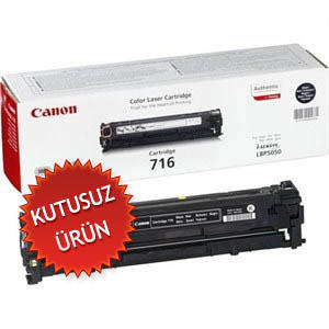 Canon CRG-716BK (1980B002) Black Original Toner - LBP5050 / MF8030Cn (Without Box) (T9966) 