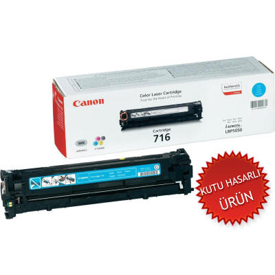 Canon CRG-716C (1979B002) Cyan Original Toner - LBP5050 / MF8030Cn (Damaged Box) (T8032) 