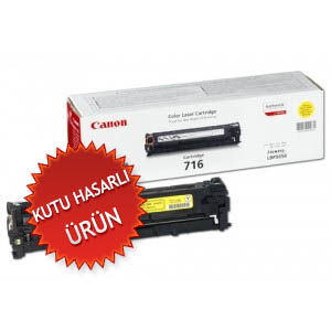 Canon CRG-716Y (1977B002) Sarı Orjinal Toner - LBP5050 / MF8030Cn (C) (T9987) - 1