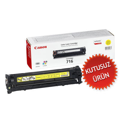 Canon CRG-716Y (1977B002) Yellow Original Toner - LBP5050 / MF8030Cn (Without Box) (T7610 ) 