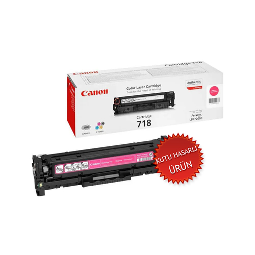 Canon CRG-718M (2660B002) Kırmızı Orjinal Toner - LBP7200 (C)