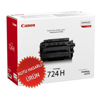 Canon CRG-724H (3482B002) Black Original Toner - LBP6750 (Damaged Box) (T9589) 