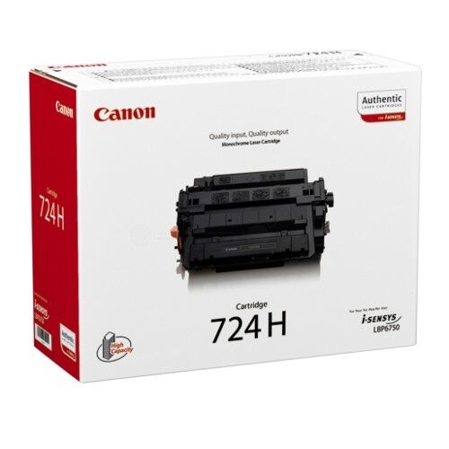 Canon CRG-724H (3482B002) Black Original Toner High Capacity - LBP6750 (T5211) - 2