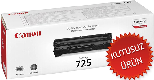 Canon CRG-725 (3484B002) Black Demo Toner - LBP6000 / LBP6030 / MF3010 (Without Box) - 1