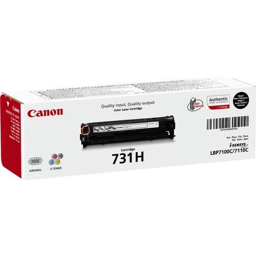 Canon CRG-731HBK (6273B002) Black Original Toner High Capacity - LBP7110 (T6624) - 2