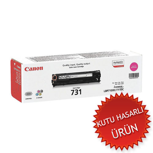 Canon CRG-731M (6270B002) Kırmızı Orjinal Toner - LBP7100 / LBP7110 (C) (T12199) - 1