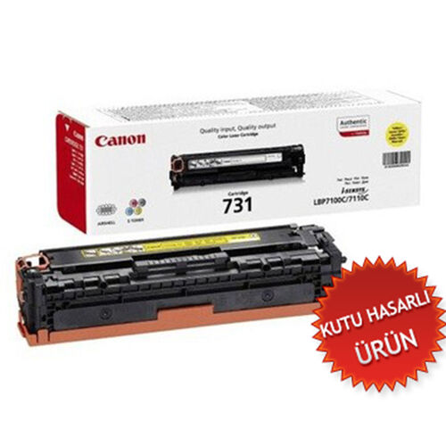 Canon CRG-731Y (6269B002) Sarı Orjinal Toner - LBP7100 / LBP7110 (C) (T13331) - 1