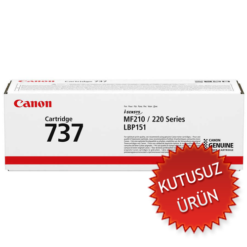 Canon CRG-737 (9435B002) Black Original Toner - MF211 / MF212W / MF216 (Without Box) (T4588)