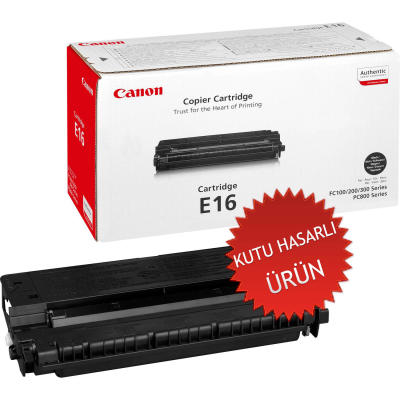 Canon E16 (1492A003AA) Original Toner -FC200 / FC220 / FC320 (Damaged Box) (T9299) 