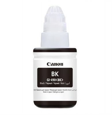 Canon GI-490BK (0663C001) Black Original Ink - G1400 / G2400 (T1557) - 1