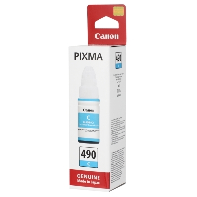 Canon GI-490C (0664C001) Cyan Original Ink - G1400 / G2400 (T1572) - 1