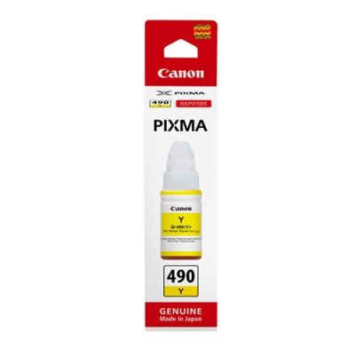 Canon GI-490Y (0666C001) Yellow Original Ink - G1400 / G2400 (T1570) - 1