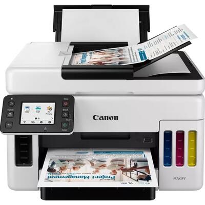 Canon Maxify GX6040 (4470C009[AA]) Color Ink Tank Multifunctional Printer (T16183) 