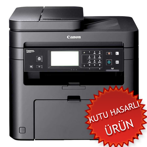 Canon MF237W (1418C113) Multifunction Laser Printer with Copier + Scanner + Fax + Airprint Wi-Fi (Damaged Box) - 1