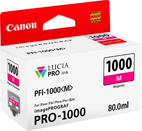 Canon PFI-1000M (0548C001AA) Kırmızı Orjinal Kartuş - iPF Pro-1000 (T7468) - 1