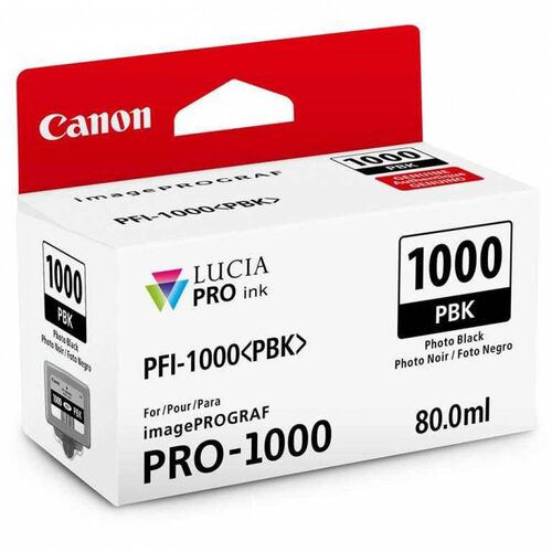 Canon PFI-1000PBK (0546C001) Foto Siyah Orjinal Kartuş - iPF Pro-1000 (T12632) - 1