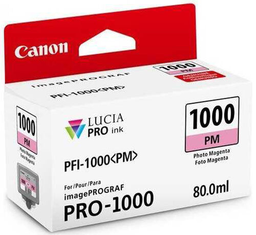 Canon PFI-1000PM (0551C001) Photo Magenta Original Cartridge - iPF Pro-1000 (T12631)