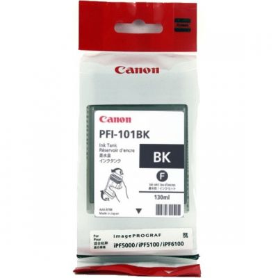 Canon PFI-101BK (0883B001AA) Black Original Cartrdige - iPF6000S / IPF5000 (T2690)