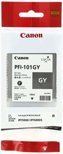 Canon PFI-101GY (0892B001AA) Grey Original Cartridge - IPF6000s / IPF5000 (T1548)