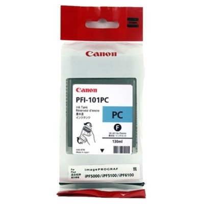 Canon PFI-101PC (0887B001) Photo Cyan Original Cartridge - IPF6000s / IPF5000 (T16767) 