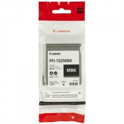 Canon PFI-102MBK (0894B001) Matte Black Cartridge - IPF500 / IPF600 (T2270) 