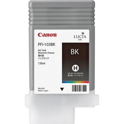 Canon PFI-103BK (2212B001AA) Black Original Cartridge - iPF5100 / iPF6100 (T2571)