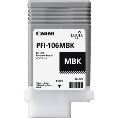 Canon PFI-106MBK (6620B001) Mat Siyah Orjinal Kartuş - IPF6300 / IPF6400 (T6573) - 1