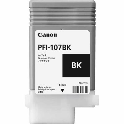 Canon PFI-107BK (6705B001) Black Original Cartridge - iPF680 / iPF685 (T6571) 