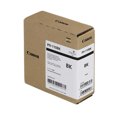 Canon PFI-110BK (2364C001) Black Original Cartridge - TX-2000 / TX-3000 (T12642) 