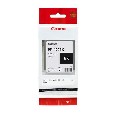 Canon PFI-120BK (2885C001) Black Original Cartridge - TM-200 / TM-205 (T13355) 