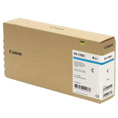 Canon PFI-1700C (0776C001) Cyan Original Cartridge - PRO-2000 / PRO-4000 (T12683) 