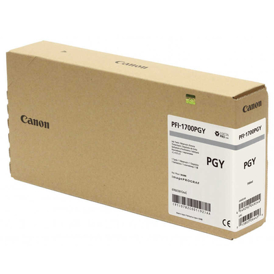 CANON - Canon PFI-1700PGY (0782C001) Photo Gray Original Cartridge - Pro-2000 / Pro-4000