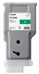 Canon PFI-206G (5310B001) Green Original Cartridge - iPF6400 / iPF6450 (T2011) 