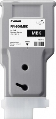 Canon PFI-206MBK (5302B001) Matte Black Original Cartridge - iPF6400 / iPF6450 (T6710) 