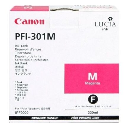 Canon PFI-301M (1488B001) Kırmızı Orjinal Kartuş 330 Ml. - iPF8000 / iPF8100 (T11347) - 1