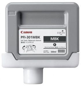 Canon PFI-301MBK (1485B001) Mat Siyah Orjinal Kartuş 330 Ml. - iPF8000 / iPF8100 (T7465) - 1