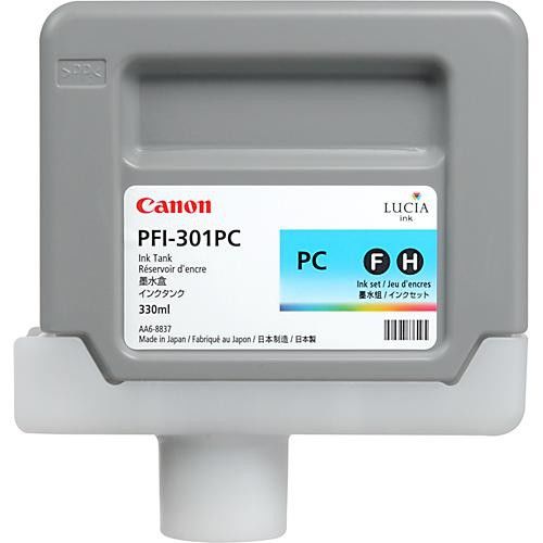 Canon PFI-301PC (1490B001) Foto Mavi Orjinal Kartuş 330 Ml. - iPF8000 / iPF8100 (T7466) - 1