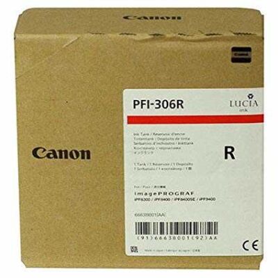 Canon PFI-306R (6663B001) Red Orjinal Kartuş - İPF8400 / İPF9400 (T10157) - 2