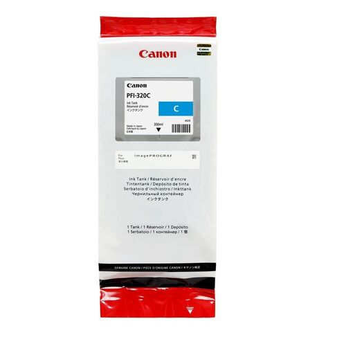 Canon PFI-320C (2891C001) Cyan Original Cartridge - TM-200 / TM-205 (T12648)