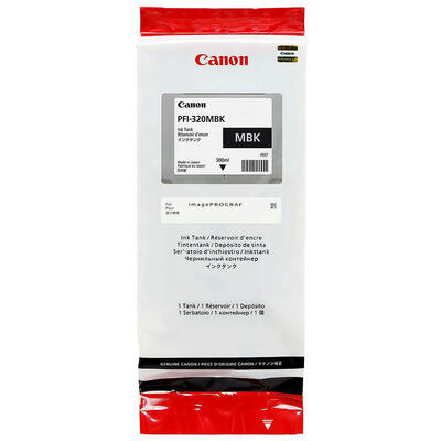 Canon PFI-320MBK (2889C001) Matte Black Original Cartridge - TM-200 / TM-205 (T12651) 