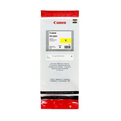 Canon PFI-320Y (2893C001) Yellow Original Cartridge - TM-200 / TM-205 (T12649) 