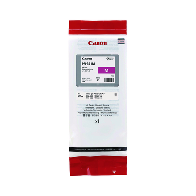 CANON - Canon PFI-321M (6269C001) Kırmızı Orjinal Kartuş - TM-255 / TM-350