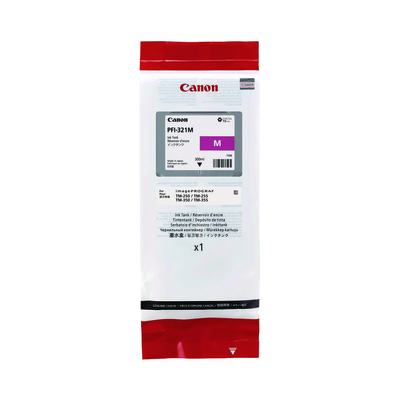 CANON - Canon PFI-321M (6269C001) Magenta Original Cartridge - TM-255 / TM-350