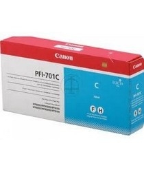 Canon PFI-701C (0901B001) Cyan Original Cartridge - iPF8000 / iPF8100 (T1653)