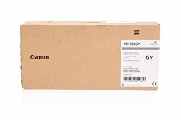 Canon PFI-706GY (6690B001AA) Gray Original Cartridge - iPF8300 / iPF8400 (T7913) - 2