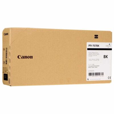 Canon PFI-707BK (9821B001) Black Original Cartridge - iPF830 / iPF840 (T1506) - 2