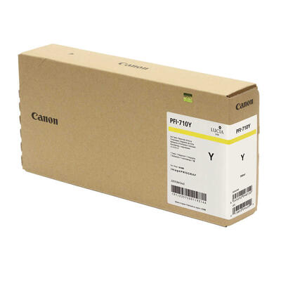 Canon PFI-710Y (2357C001) Yellow Original Crtridge - TM-2000 / TM-3000 (T12666) 