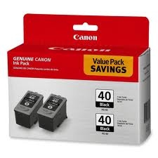 Canon PG-40 (0615B013) Dual Economic Pack Original Cartridge - iP1200 / iP1300 (T2076) 