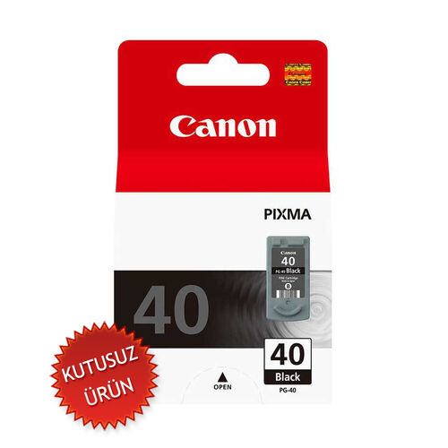 Canon PG-40 (0615B025AA) Black Original Cartridge - iP1200 / iP1300 (Without Box) (T12302) - 1